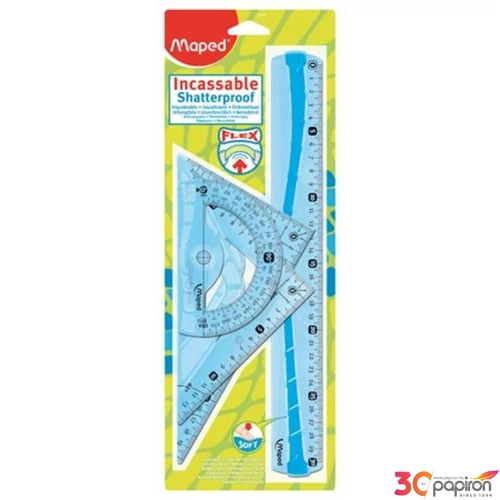 Vonalzókészlet 4db-os Maped Flex hajlítható műanyag Irodai kiegészítők Maped 244304