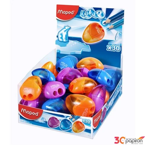 Hegyező 2lyukú Maped Gloo tartályos vegyes színek Írószerek Maped 017811