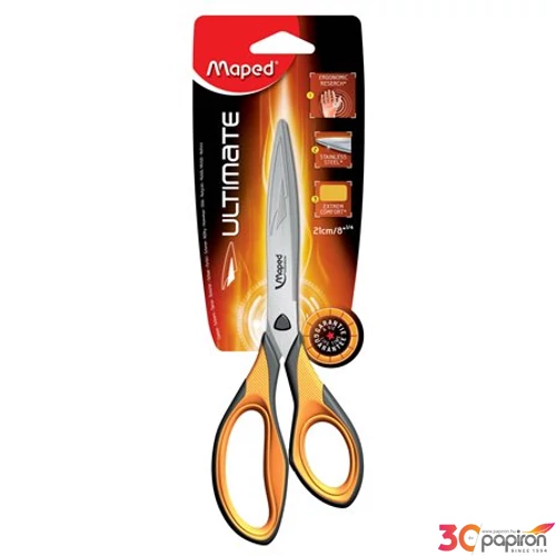 Olló 21cm Maped Ultimate általános asszimetrikus olló Irodai kiegészítők MAPED 697710