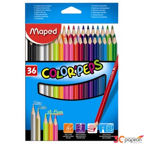 Színes ceruza 36 Maped Color'Peps háromszögletű 36színű Írószerek MAPED 832017