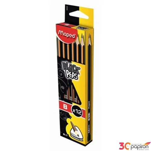 Ceruza B Maped Black Peps radír nélküli grafitceruza