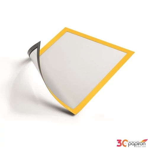 Infokeret A4 mágneses DURABLE DURAFRAME MAGNETIC sárga