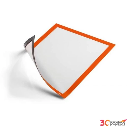 Infokeret A4 mágneses DURABLE DURAFRAME MAGNETIC narancs