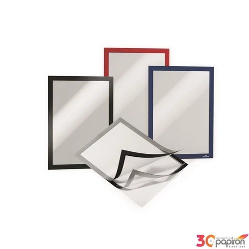 Infokeret A4 öntapadó hátta mágneses előlappa DURABLE DURAFRAME kék