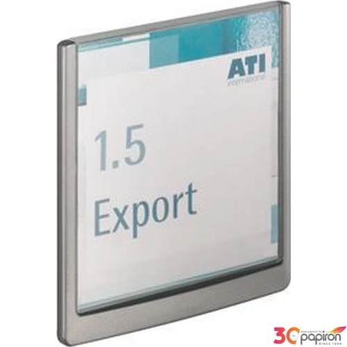 Információs tábla 149x148,5mm DURABLE, szürke DB486237