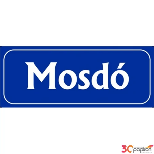 Információs tábla 19,5 x 9 cm Mosdó Időjárásálló, habosított PVC