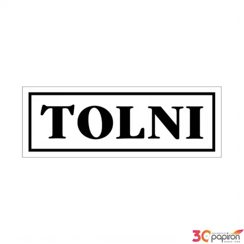 Információs tábla 19,5 x 9 cm Tolni Időjárásálló, habosított PVC