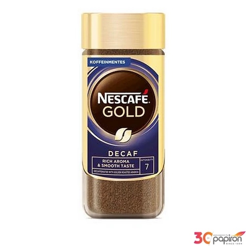 Instant kávé koffeinmentes 100 g üveges NESCAFÉ Gold