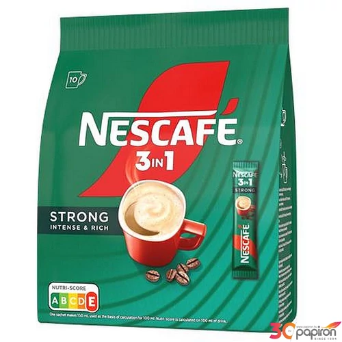 Instant kávé stick 10x16,5 g NESCAFÉ 3in1 Strong