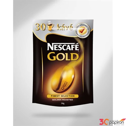 Instant kávé utántöltő NESCAFE 1DB 50g Gold