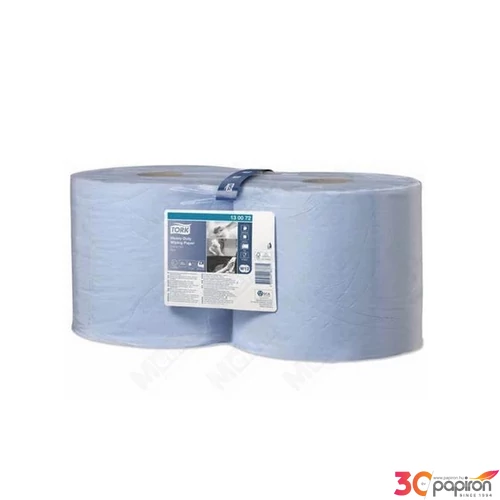 Ipari törlő tekercses nagyteljesítményű kombi 170m/tek 2 tek/karton W1/W2 Tork_130072 kék