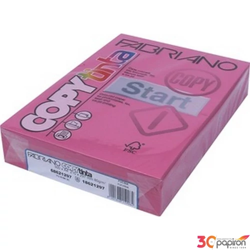 Színes másolópapír Fabriano Copy Tinta intenzív fukszia A4/80gr 500ív/csom