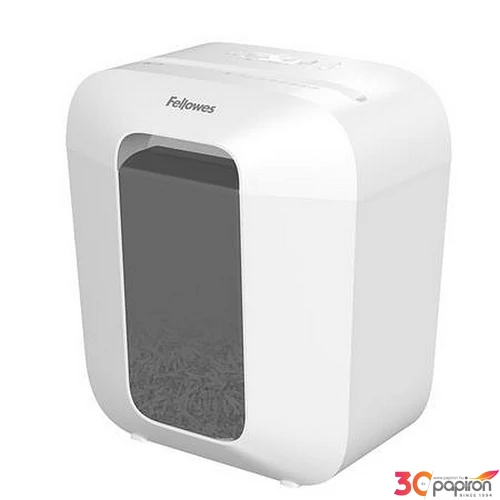Iratmegsemmisítő Fellowes konfetti, 6 lap, "Powershred LX25" fehér