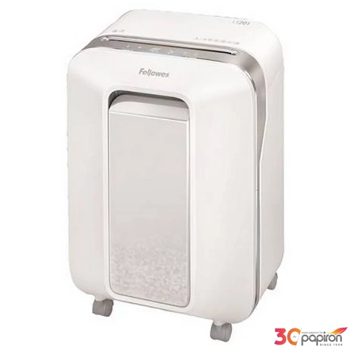 Iratmegsemmisítő Fellowes mikrokonfetti, 11 lap, Powershred LX201 fehér