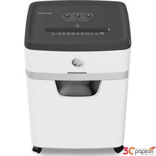 Iratmegsemmisítő HP konfetti, 18 lap, Oneshred 18CC világosszürke