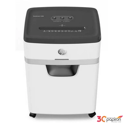 Iratmegsemmisítő HP mikrokonfetti, 12 lap, Oneshred 12MC világosszürke