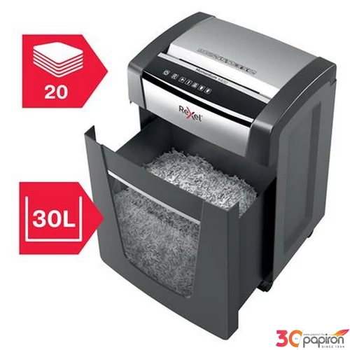 Iratmegsemmisítő Rexel konfetti, 20 lap Momentum X420 IGTR2104577