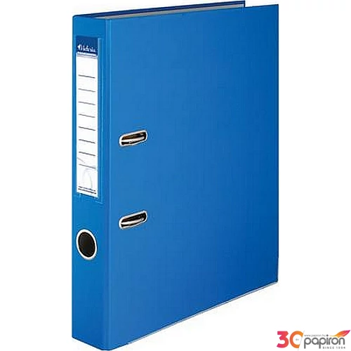 Iratrendező 50mm A4 Victoria Basic élvédős PP/karton kék Iratrendezés Victoria 50BLUE