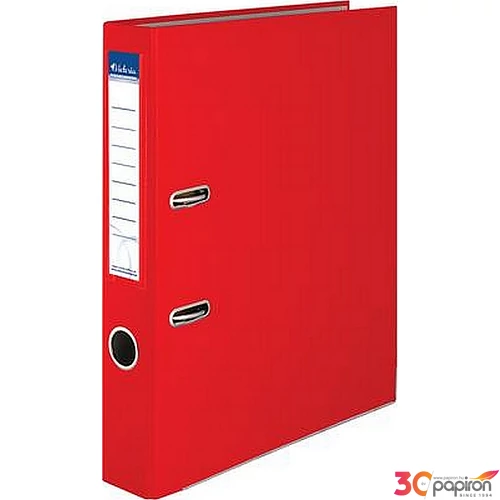 Iratrendező 50mm A4 Victoria Basic élvédős PP/karton piros Iratrendezés Victoria 50RED