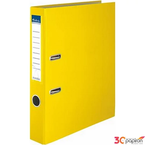 Iratrendező 50mm A4 Victoria Basic PP/karton sárga Iratrendezés Victoria 50YELLOW