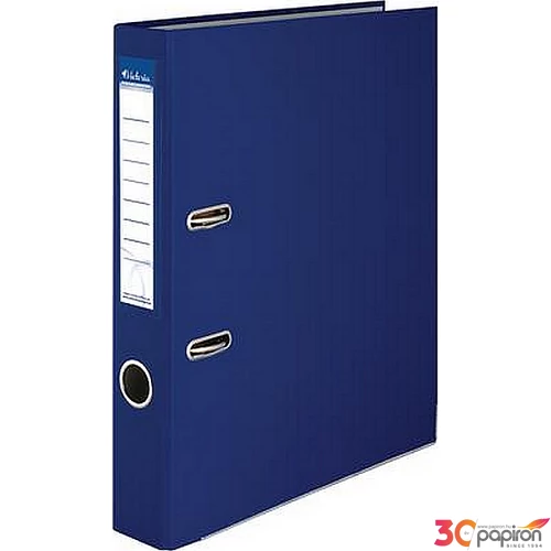 Iratrendező 50mm A4 Victoria Basic élvédős PP/karton sötétkék Iratrendezés Victoria 50DARKBLUE