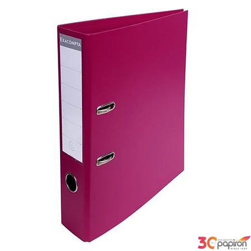 Iratrendező 70mm Exacompta A4, PVC, fuxia