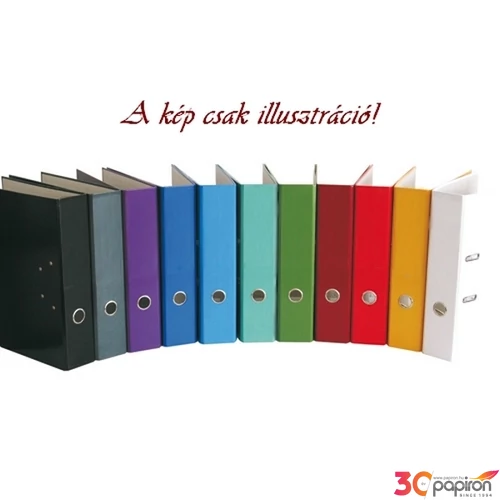 Iratrendező 75mm STANDARD PP szürke A4 élvédő nélküli 290x320x75mm