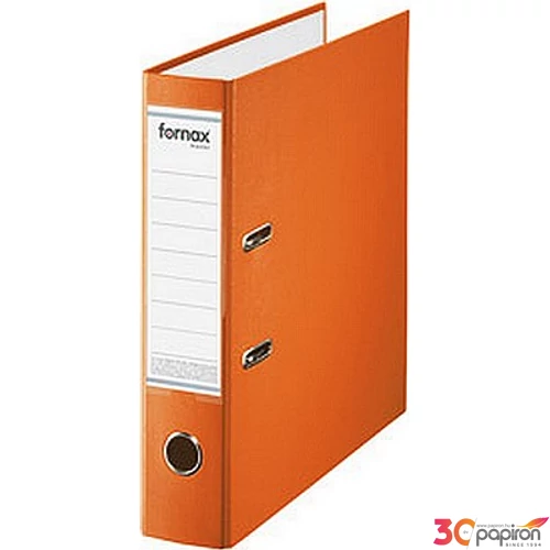 Iratrendező 80mm Fornax Master narancs emelőkaros iratrendező A4