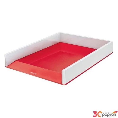 Irattálca Leitz műanyag, kettős színhatású Wow piros E53611026