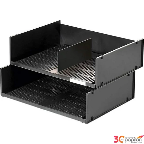 Irattálca műanyag A3 Durable Optimo faszén színű Iratrendezés DURABLE 1700786058