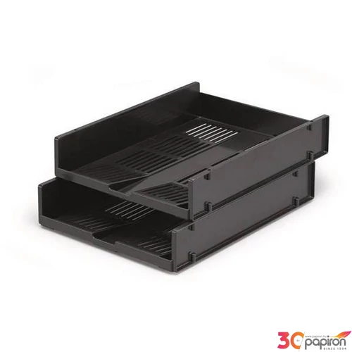 Irattálca műanyag Durable Optimo, fekete DB784057