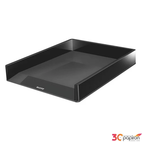 Irattálca műanyag Leitz kettős színhatású Duo, fekete E53610095