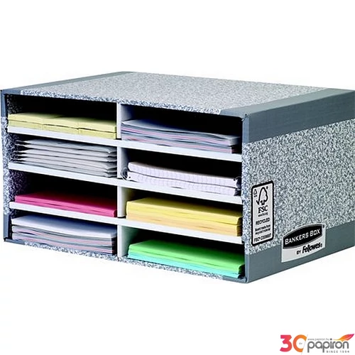 IrattároLó karton Fellowes BANKERS BOX® SYSTEM by 8 fiókos szürke Iratrendezés FELLOWES 08750EU