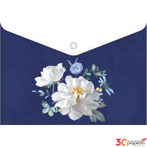 Irattasak A5 patentos Argus PP white rose Argus patentzáras irattartó 1647-0400