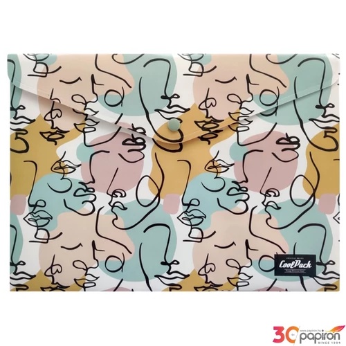 Irattartó tasak A4 patentos Art Deco pp CoolPack 30773CP
