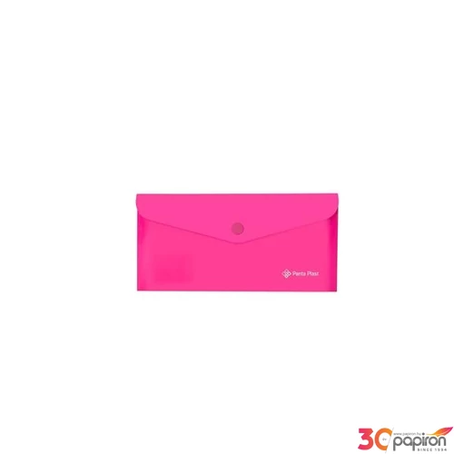 Irattartó tasak DL Panta Plast PP, patentos, neon pink INP0410008713