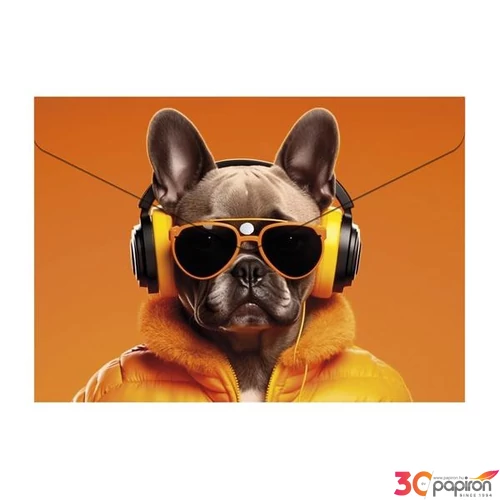 Irattartó tasak A5 PP patentos 180 mikron PANTA PLAST "Cool dog