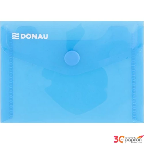Irattartó tasak A7 Donau patentos PP műanyag kék Iratrendezés DONAU 8550001PL-10