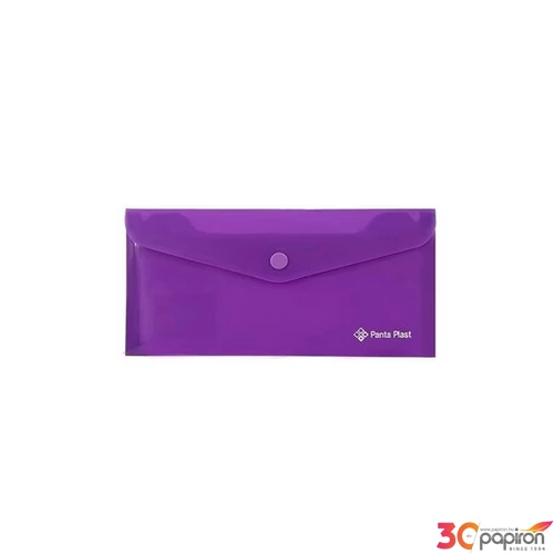 Irattartó tasak DL Panta Plast PP, patentos, neon lila INP0410008715