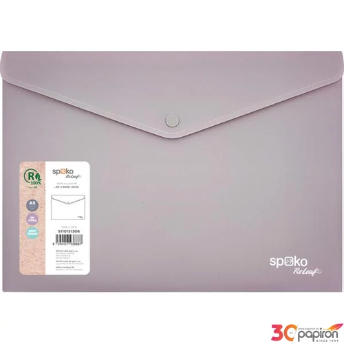 Irattartó tasak ReLeaf A4 PP SoftTouch lila 
