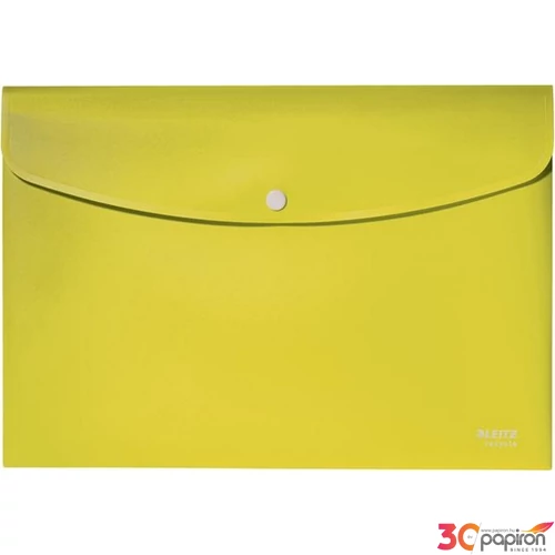 Irattasak A4 Leitz PP, patentos, Recycle, sárga E46780015