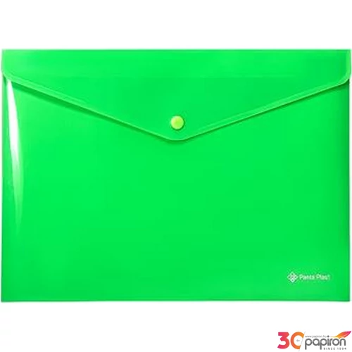 Irattasak A4 Panta Plast PP, patentos, neon zöld INP0410008504
