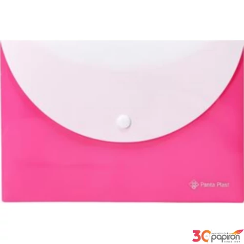 Irattasak A5 Panta Plast PP, patentos, két zsebes,neon pink INP0410008813
