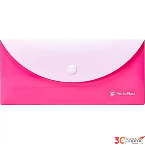 Irattasak DL Panta Plast PP, patentos, két zsebes, neon pink INP0410008913
