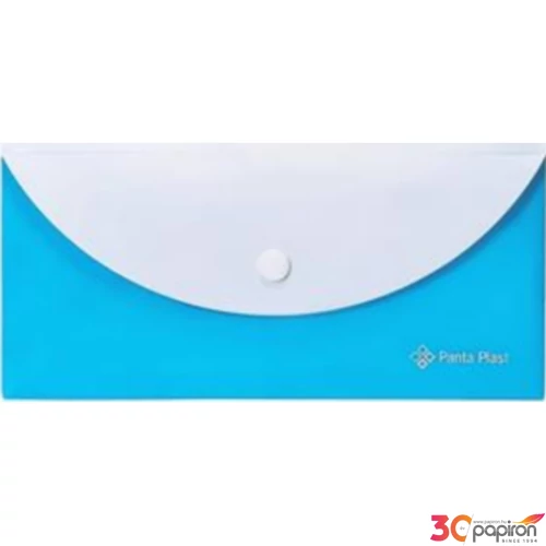Irattasak DL Panta Plast PP, patentos, két zsebes,neon kék INP0410008903