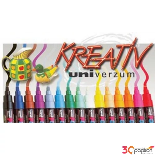 Decormarker UNI-BALL Posca 0,9-1,3mm vízbázisu rózsaszín Írószerek UNI-BALL PC-3M PINK