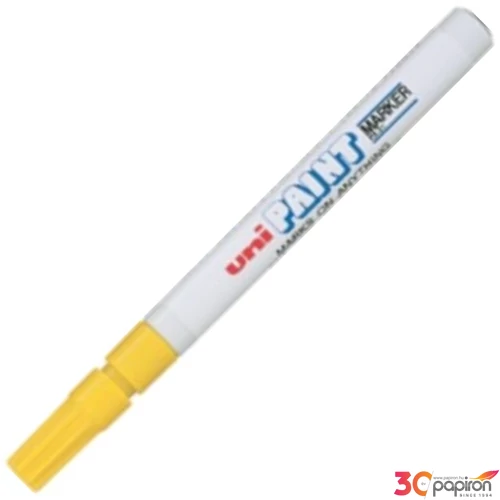 Lakkmarker UNI-BALL Paint PX-20(L) 2,2-2,8mm kúpos hegyű sárga Írószerek UNI-BALL PX-20(L) YELLOW(EU)