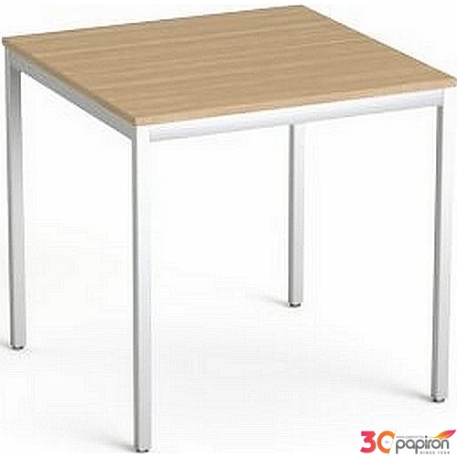 Asztal Irodai Mayah Freedom SV-37 kőris fémlábbal 75x75 cm
