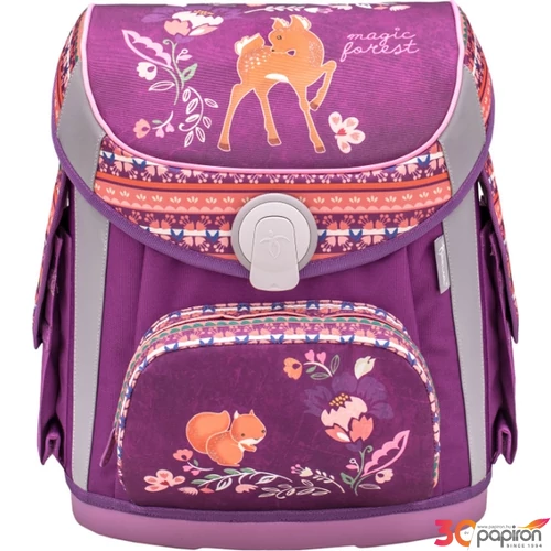 Iskolatáska Belmil ergonómikus 21' Cube Cube Magic Forest 405-47 37x30x24cm kb. 16,5l - 1000-1100g
