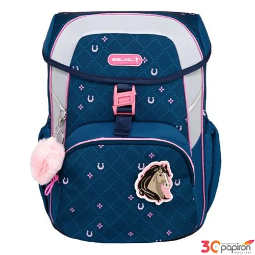 Iskolatáska Belmil ergonómikus Maxi Meet your Hors BL40583AG1L